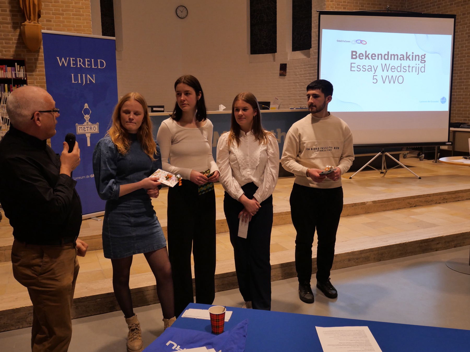 Bekendmaking Odd Fellows Essaywedstrijd 5 VWO 2025